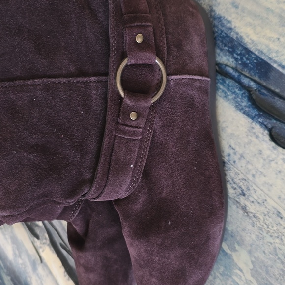 White MOUNTAIN Women's Brown Suede Boots 8.5, NWOT - Picture 6 of 9